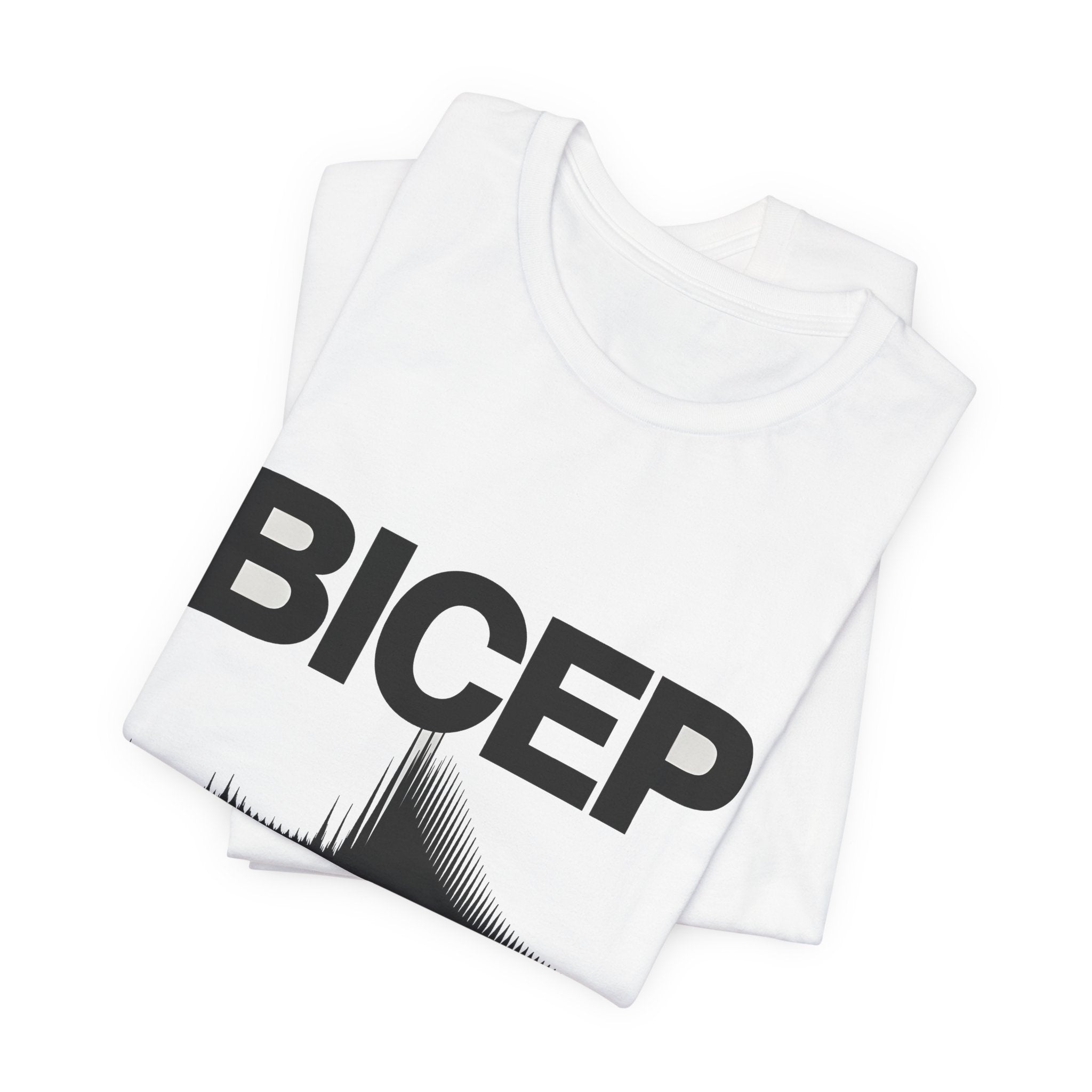 Bicep Waveform T-Shirt White