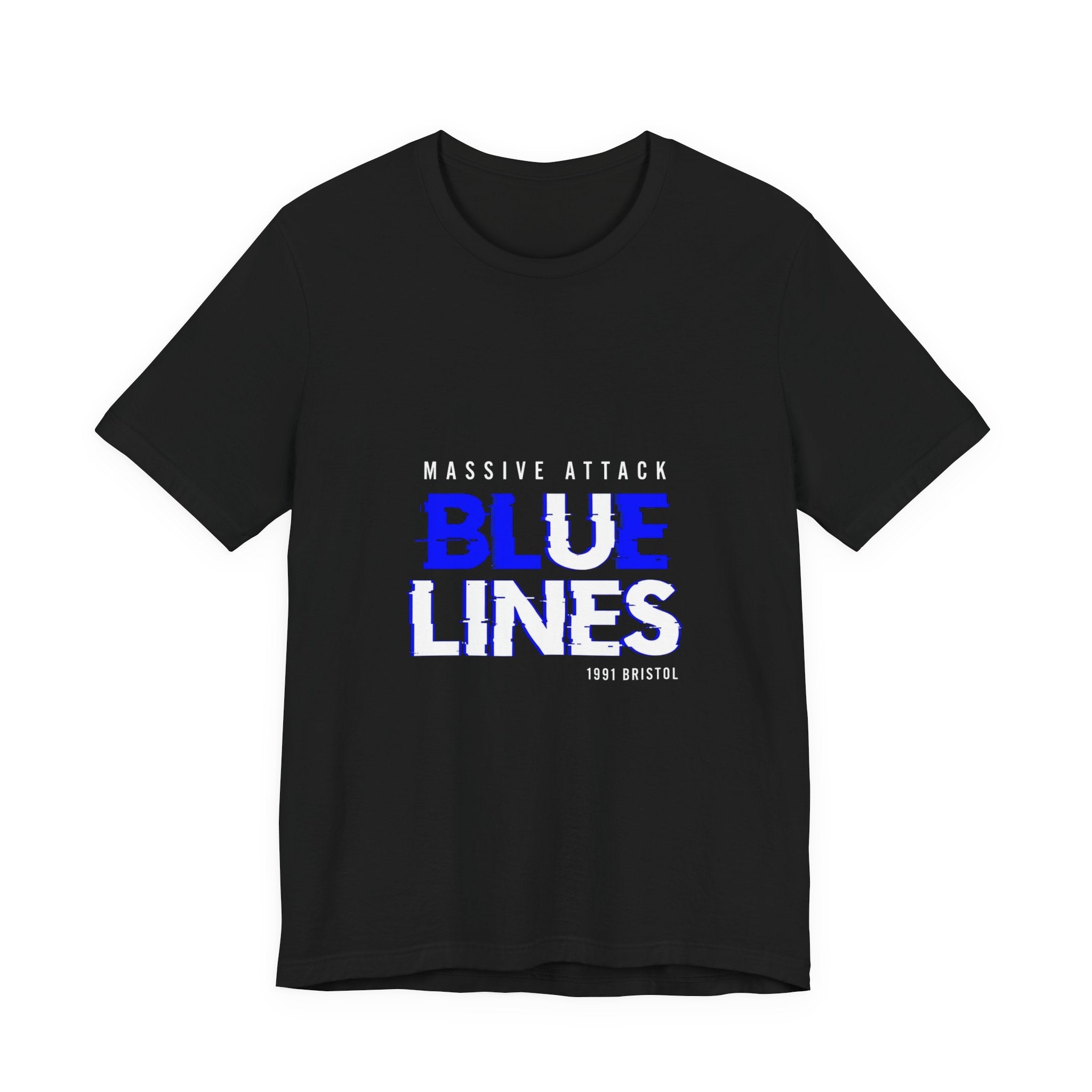 Massive Attack Blue Lines T-Shirt Black
