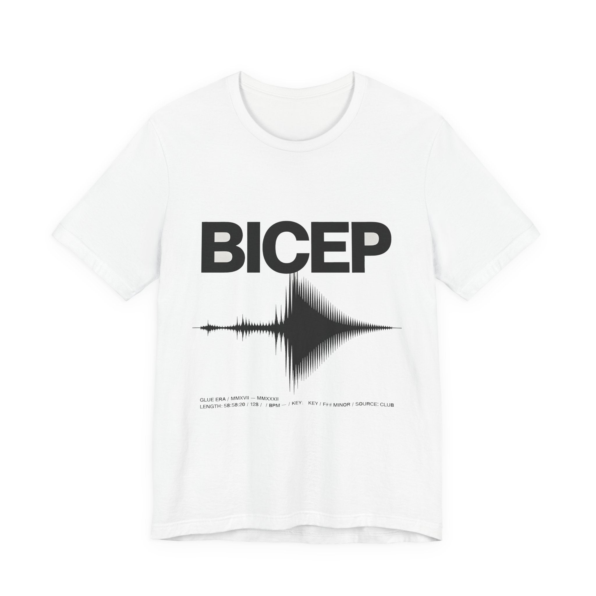 Bicep Waveform T-Shirt White