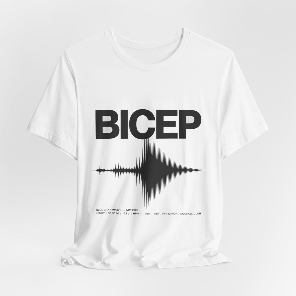 Bicep Waveform T-Shirt White