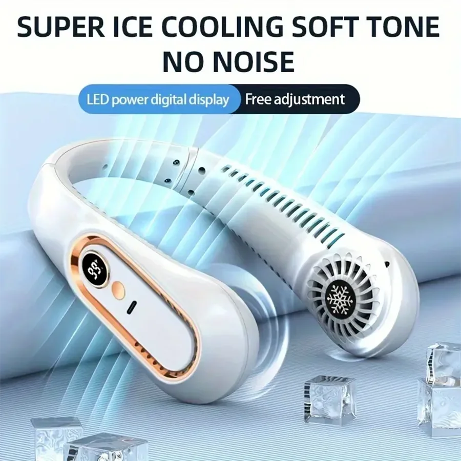 Bladeless Neck Fan — Wearable Portable Air Cooler UK Bass Merch