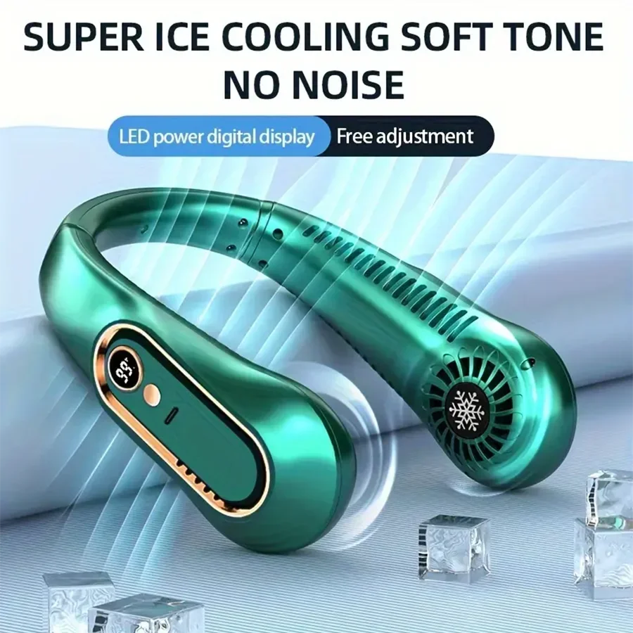 Bladeless Neck Fan — Wearable Portable Air Cooler UK Bass Merch