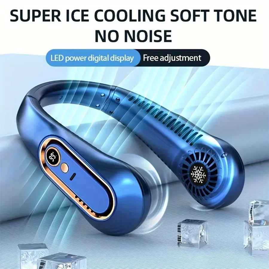 Bladeless Neck Fan — Wearable Portable Air Cooler UK Bass Merch